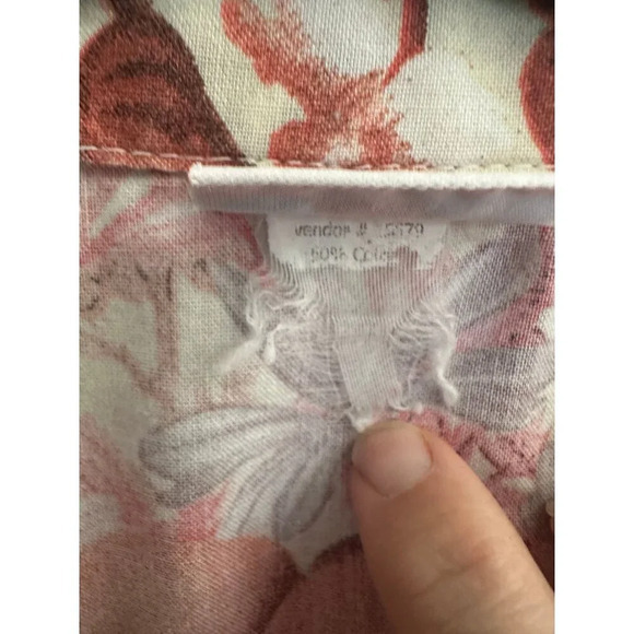 Vintage American Sweetheart Women's‎ Floral Short Sleeve Blouse, vintage blouse - Picture 4 of 6